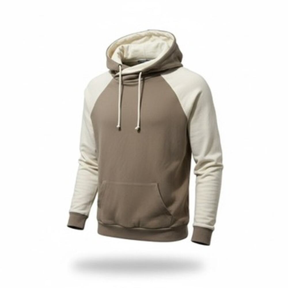 Ampersand Ave Colorblock Hoodie — M Asymmetrical Layered Hood